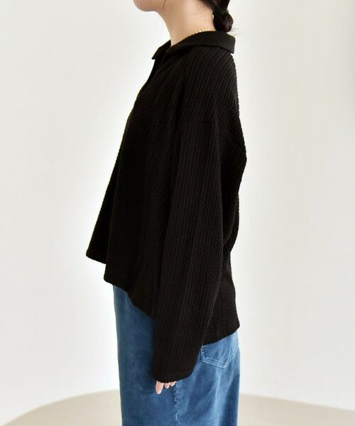 SHIPS / シップス カットソー | quaranciel:〈手洗い可能〉ケーブル ジャージー ラガー プルオーバー | 詳細26