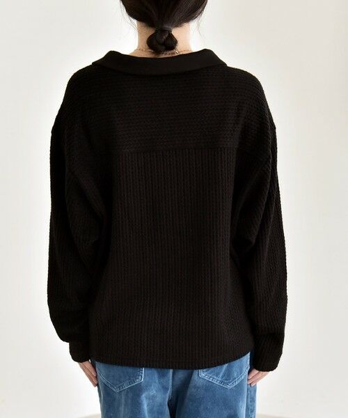 SHIPS / シップス カットソー | quaranciel:〈手洗い可能〉ケーブル ジャージー ラガー プルオーバー | 詳細27