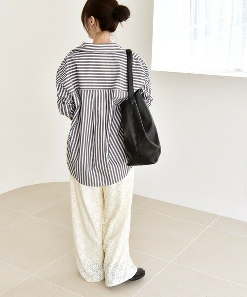 SHIPS / シップス その他パンツ | quaranciel:〈洗濯機可能〉フラワー レース ワイド パンツ | 詳細2