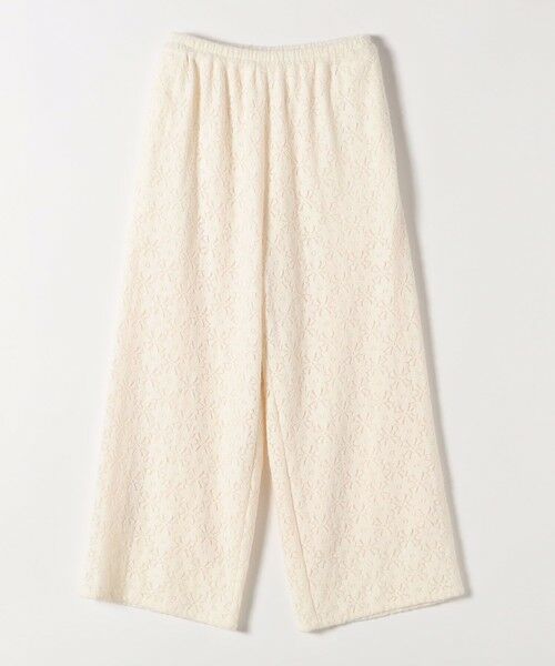 SHIPS / シップス その他パンツ | quaranciel:〈洗濯機可能〉フラワー レース ワイド パンツ | 詳細8