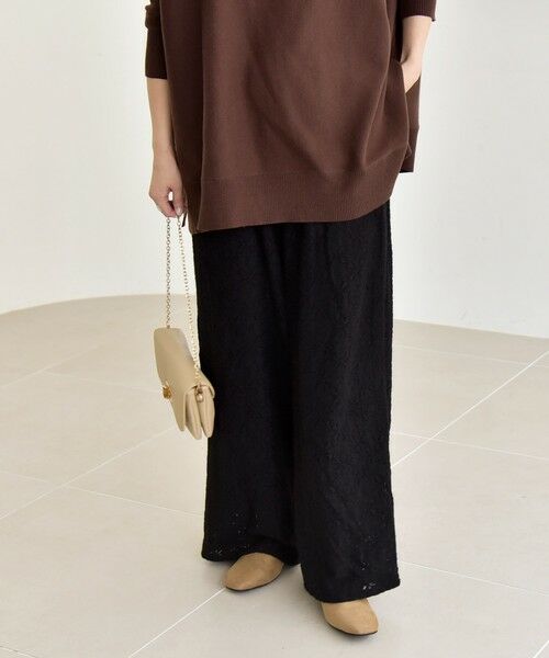 SHIPS / シップス その他パンツ | quaranciel:〈洗濯機可能〉フラワー レース ワイド パンツ | 詳細13