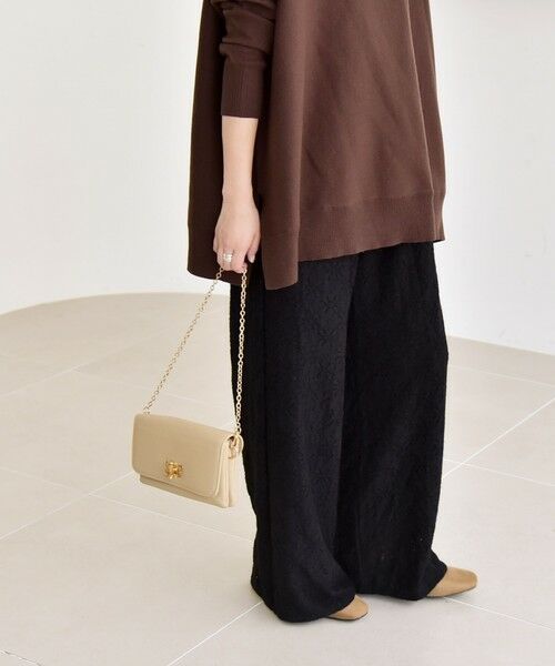 SHIPS / シップス その他パンツ | quaranciel:〈洗濯機可能〉フラワー レース ワイド パンツ | 詳細16