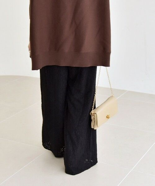 SHIPS / シップス その他パンツ | quaranciel:〈洗濯機可能〉フラワー レース ワイド パンツ | 詳細17