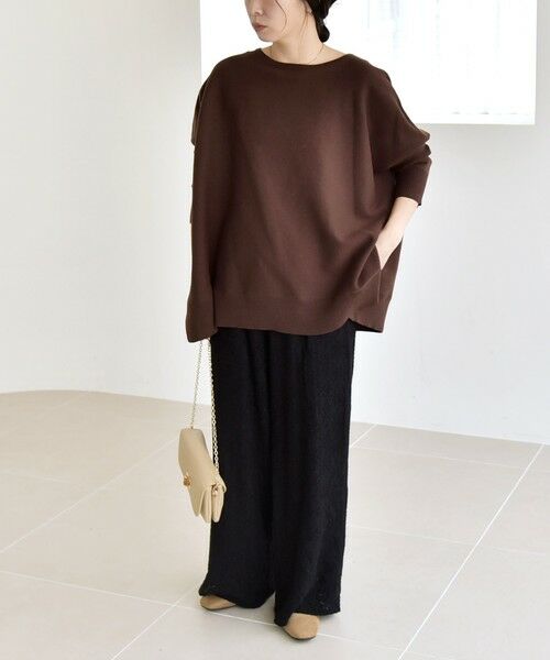 SHIPS / シップス その他パンツ | quaranciel:〈洗濯機可能〉フラワー レース ワイド パンツ | 詳細11