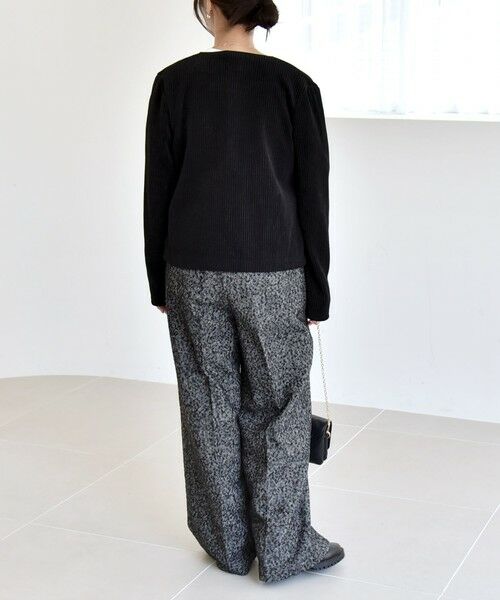 SHIPS / シップス その他パンツ | quaranciel: ツイード タック ワイド パンツ | 詳細2