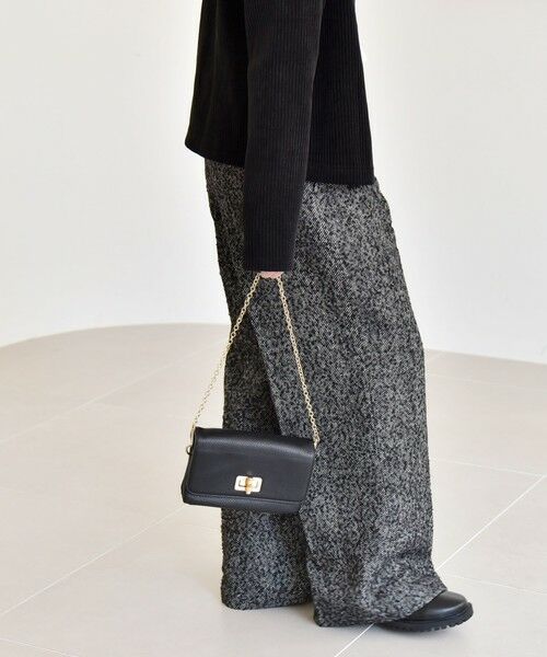 SHIPS / シップス その他パンツ | quaranciel: ツイード タック ワイド パンツ | 詳細4