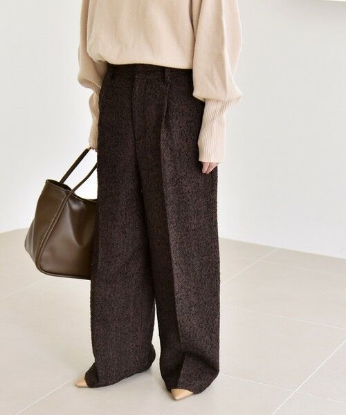 SHIPS / シップス その他パンツ | quaranciel: ツイード タック ワイド パンツ | 詳細26