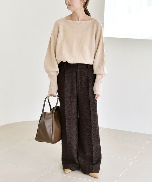 SHIPS / シップス その他パンツ | quaranciel: ツイード タック ワイド パンツ | 詳細23
