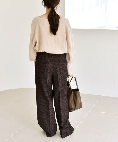 SHIPS / シップス その他パンツ | quaranciel: ツイード タック ワイド パンツ | 詳細24