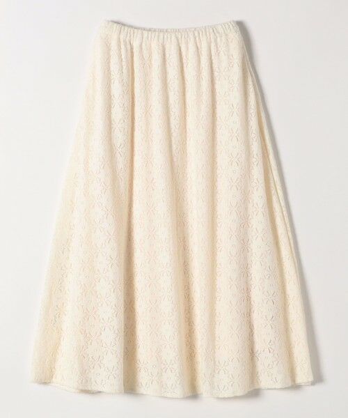 SHIPS / シップス ロング・マキシ丈スカート | quaranciel:〈洗濯機可能〉フラワー レース フレア スカート | 詳細8