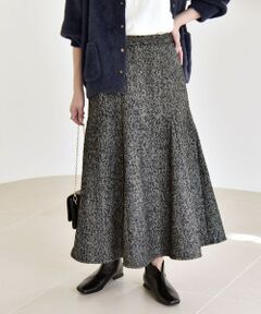 SHIPS / シップス ミニ・ひざ丈スカート | quaranciel: ツイード フレア スカート