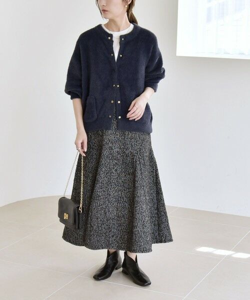 SHIPS / シップス ミニ・ひざ丈スカート | quaranciel: ツイード フレア スカート | 詳細1