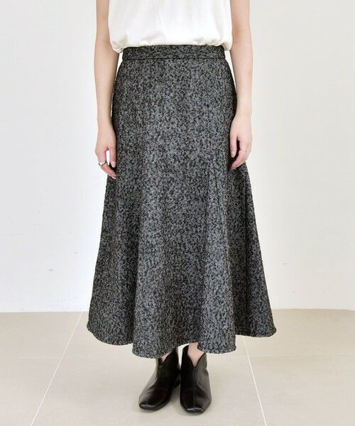 SHIPS / シップス ミニ・ひざ丈スカート | quaranciel: ツイード フレア スカート | 詳細18