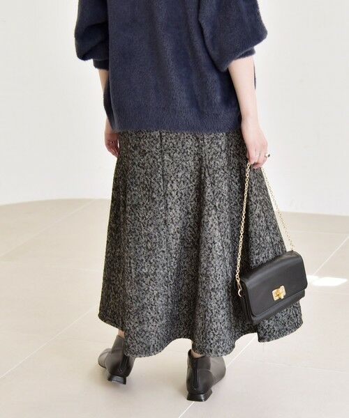 SHIPS / シップス ミニ・ひざ丈スカート | quaranciel: ツイード フレア スカート | 詳細8