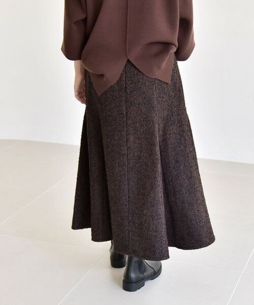 SHIPS / シップス ミニ・ひざ丈スカート | quaranciel: ツイード フレア スカート | 詳細26