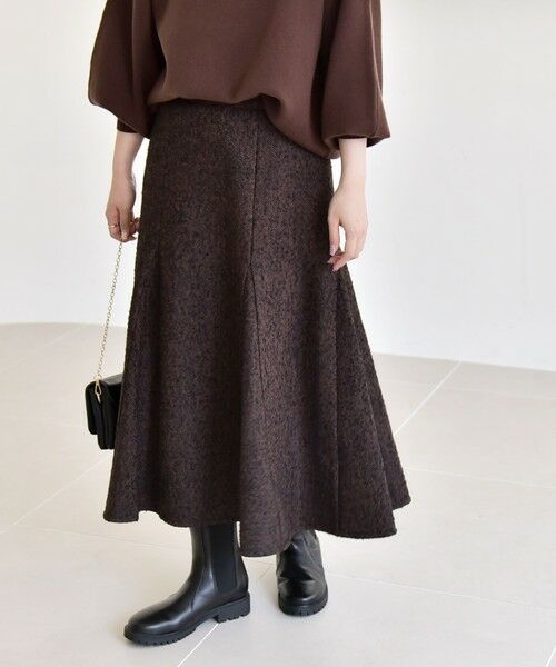 SHIPS / シップス ミニ・ひざ丈スカート | quaranciel: ツイード フレア スカート | 詳細27