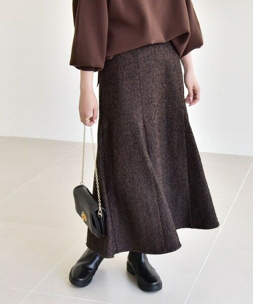 SHIPS / シップス ミニ・ひざ丈スカート | quaranciel: ツイード フレア スカート | 詳細28