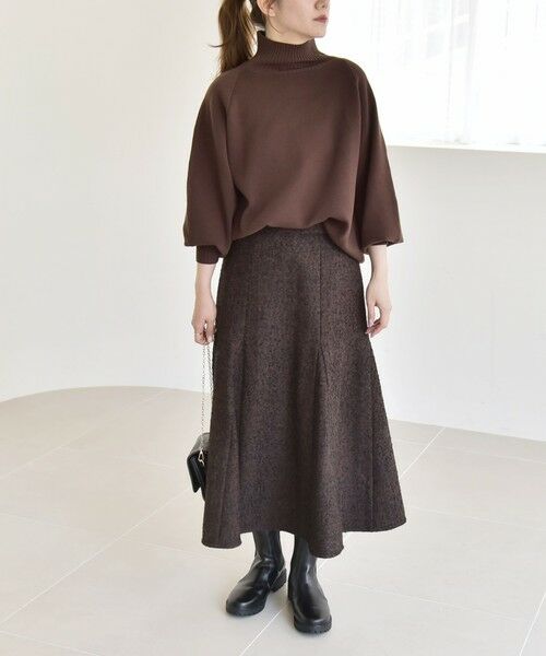 SHIPS / シップス ミニ・ひざ丈スカート | quaranciel: ツイード フレア スカート | 詳細22