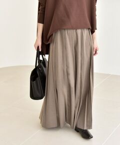 SHIPS / シップス ロング・マキシ丈スカート | quaranciel: ランダム プリーツ マキシ スカート