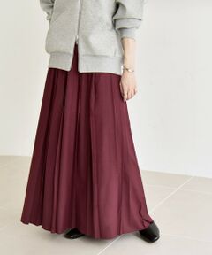 SHIPS / シップス ロング・マキシ丈スカート | quaranciel: ランダム プリーツ マキシ スカート