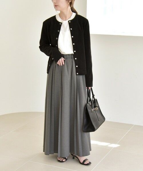 SHIPS / シップス ロング・マキシ丈スカート | quaranciel: ランダム プリーツ マキシ スカート | 詳細1