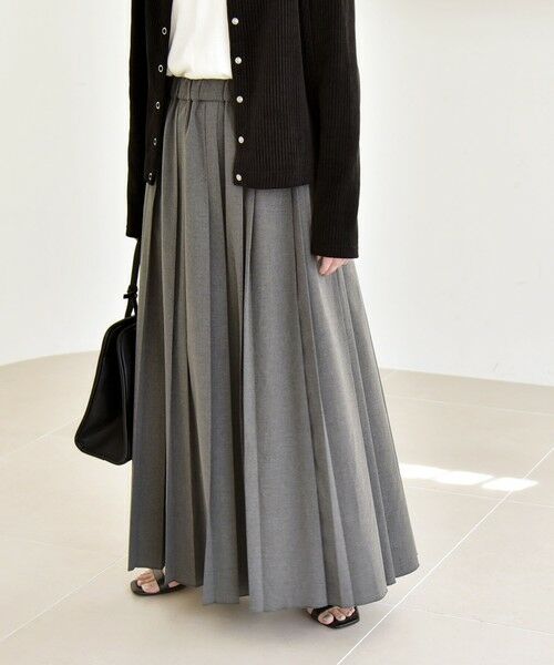 SHIPS / シップス ロング・マキシ丈スカート | quaranciel: ランダム プリーツ マキシ スカート | 詳細3