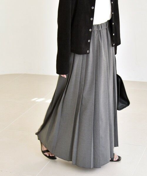 SHIPS / シップス ロング・マキシ丈スカート | quaranciel: ランダム プリーツ マキシ スカート | 詳細4