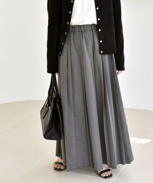 SHIPS / シップス ロング・マキシ丈スカート | quaranciel: ランダム プリーツ マキシ スカート | 詳細5