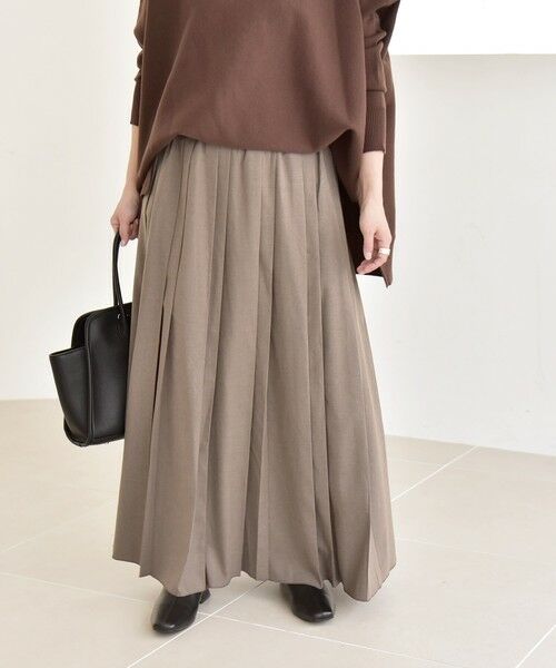 SHIPS / シップス ロング・マキシ丈スカート | quaranciel: ランダム プリーツ マキシ スカート | 詳細13