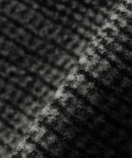 SHIPS / シップス ノーカラージャケット | quaranciel: ボンディング チェック ノーカラー ショート ジャケット | 詳細15