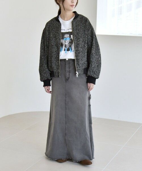 SHIPS / シップス ブルゾン | quaranciel: ツイード ダブル ジップ ブルゾン | 詳細1