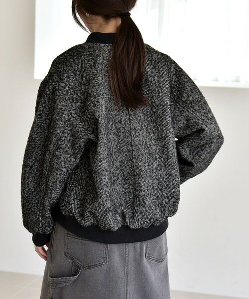 SHIPS / シップス ブルゾン | quaranciel: ツイード ダブル ジップ ブルゾン | 詳細5
