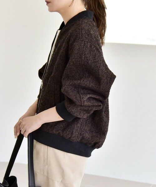 SHIPS / シップス ブルゾン | quaranciel: ツイード ダブル ジップ ブルゾン | 詳細21