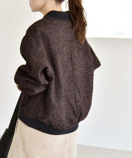 SHIPS / シップス ブルゾン | quaranciel: ツイード ダブル ジップ ブルゾン | 詳細24