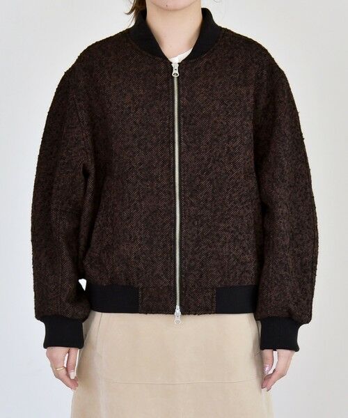 SHIPS / シップス ブルゾン | quaranciel: ツイード ダブル ジップ ブルゾン | 詳細27