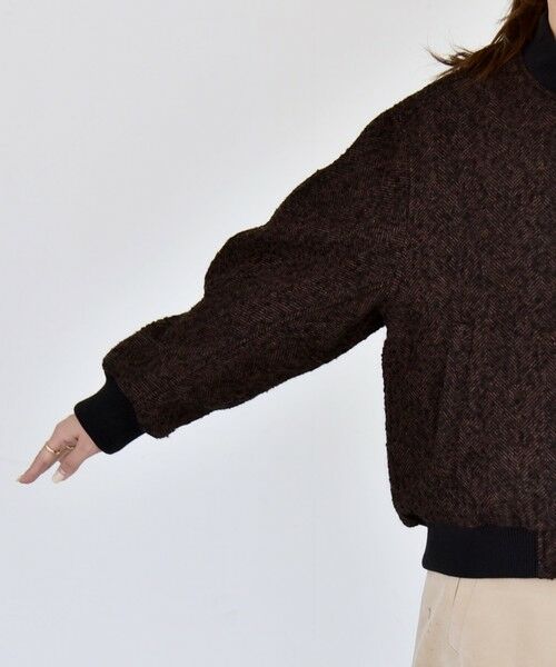 SHIPS / シップス ブルゾン | quaranciel: ツイード ダブル ジップ ブルゾン | 詳細30