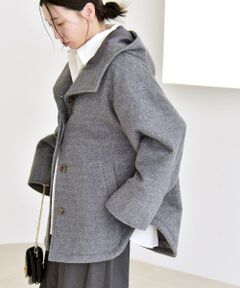 SHIPS / シップス その他アウター | quaranciel: スタンドカラー フーデット ミディ コート