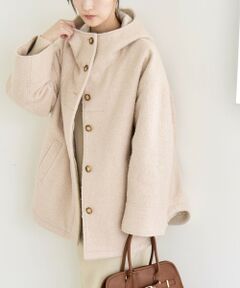 SHIPS / シップス その他アウター | quaranciel: スタンドカラー フーデット ミディ コート