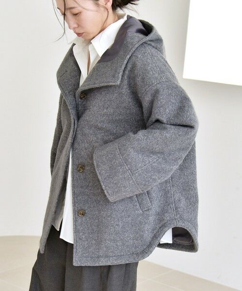 SHIPS / シップス その他アウター | quaranciel: スタンドカラー フーデット ミディ コート | 詳細11