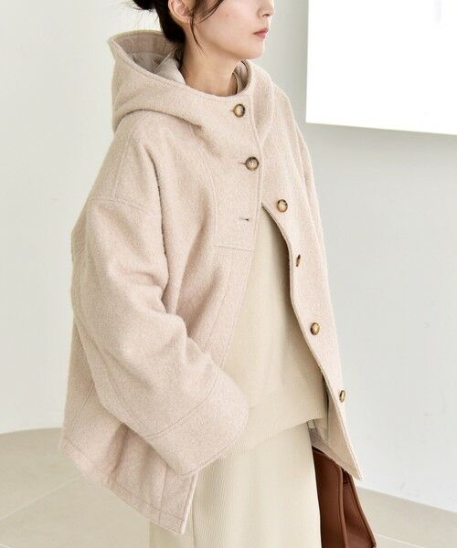 SHIPS / シップス その他アウター | quaranciel: スタンドカラー フーデット ミディ コート | 詳細27