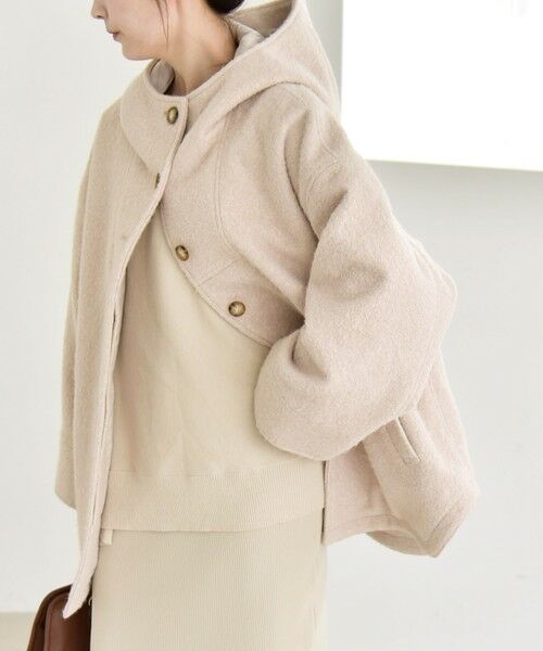 SHIPS / シップス その他アウター | quaranciel: スタンドカラー フーデット ミディ コート | 詳細28