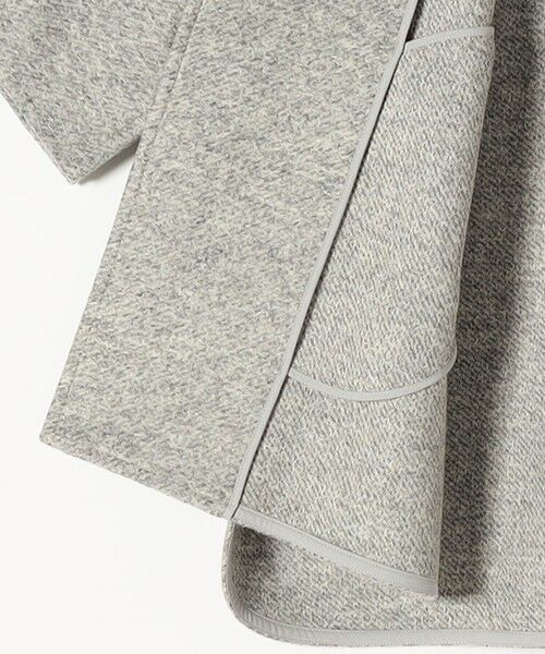 SHIPS / シップス その他アウター | quaranciel: スライバー ウール ミックス ノーカラー ケープ ハーフ コート | 詳細24