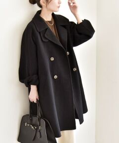 SHIPS / シップス その他アウター | 《追加予約》quaranciel: リバー スタンド & テーラード ダブルブレスト Aライン コート