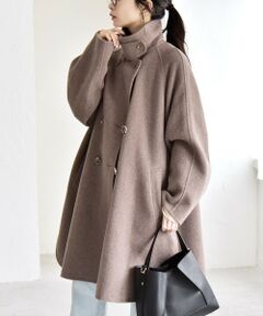 SHIPS / シップス その他アウター | 《追加予約》quaranciel: リバー スタンド & テーラード ダブルブレスト Aライン コート