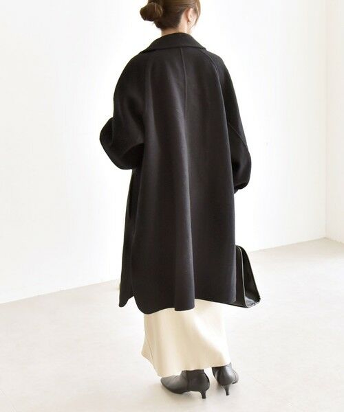 SHIPS / シップス その他アウター | 《追加予約》quaranciel: リバー スタンド & テーラード ダブルブレスト Aライン コート | 詳細2