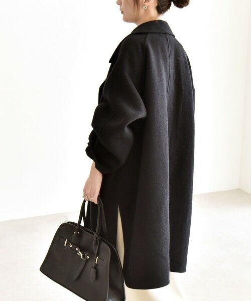 SHIPS / シップス その他アウター | 《追加予約》quaranciel: リバー スタンド & テーラード ダブルブレスト Aライン コート | 詳細5