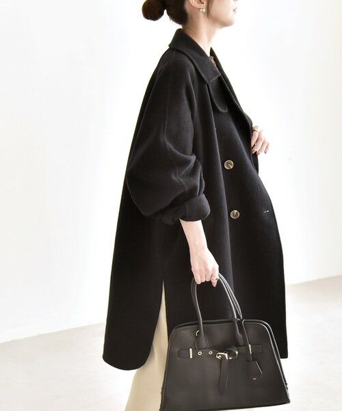 SHIPS / シップス その他アウター | 《追加予約》quaranciel: リバー スタンド & テーラード ダブルブレスト Aライン コート | 詳細6