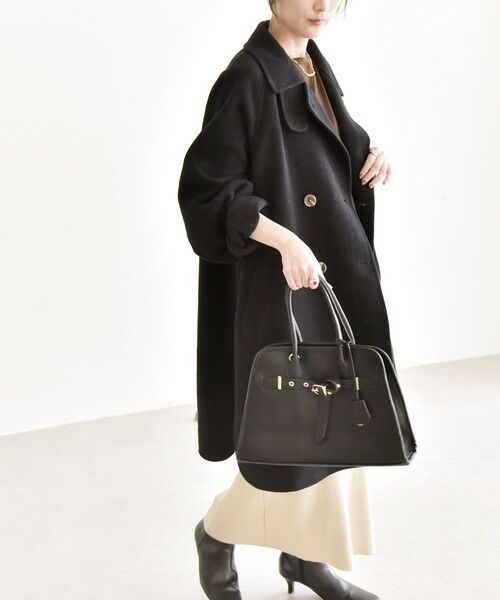 SHIPS / シップス その他アウター | 《追加予約》quaranciel: リバー スタンド & テーラード ダブルブレスト Aライン コート | 詳細7