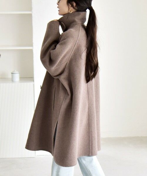 SHIPS / シップス その他アウター | 《追加予約》quaranciel: リバー スタンド & テーラード ダブルブレスト Aライン コート | 詳細29