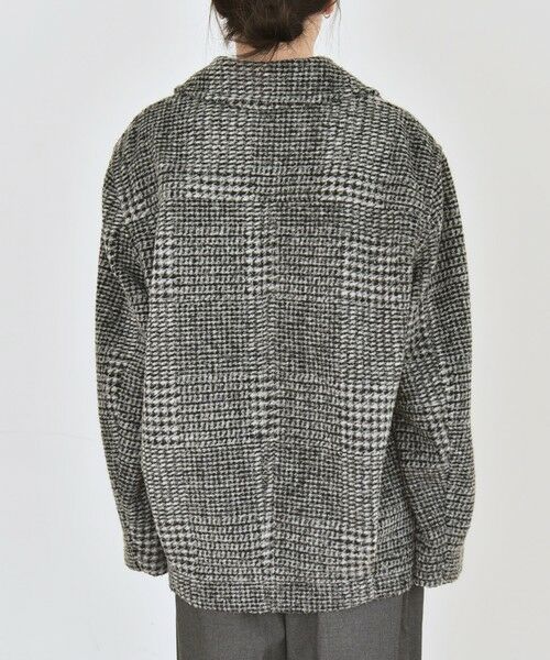 SHIPS / シップス その他アウター | quaranciel: ボンディング チェック ライダース コート | 詳細13